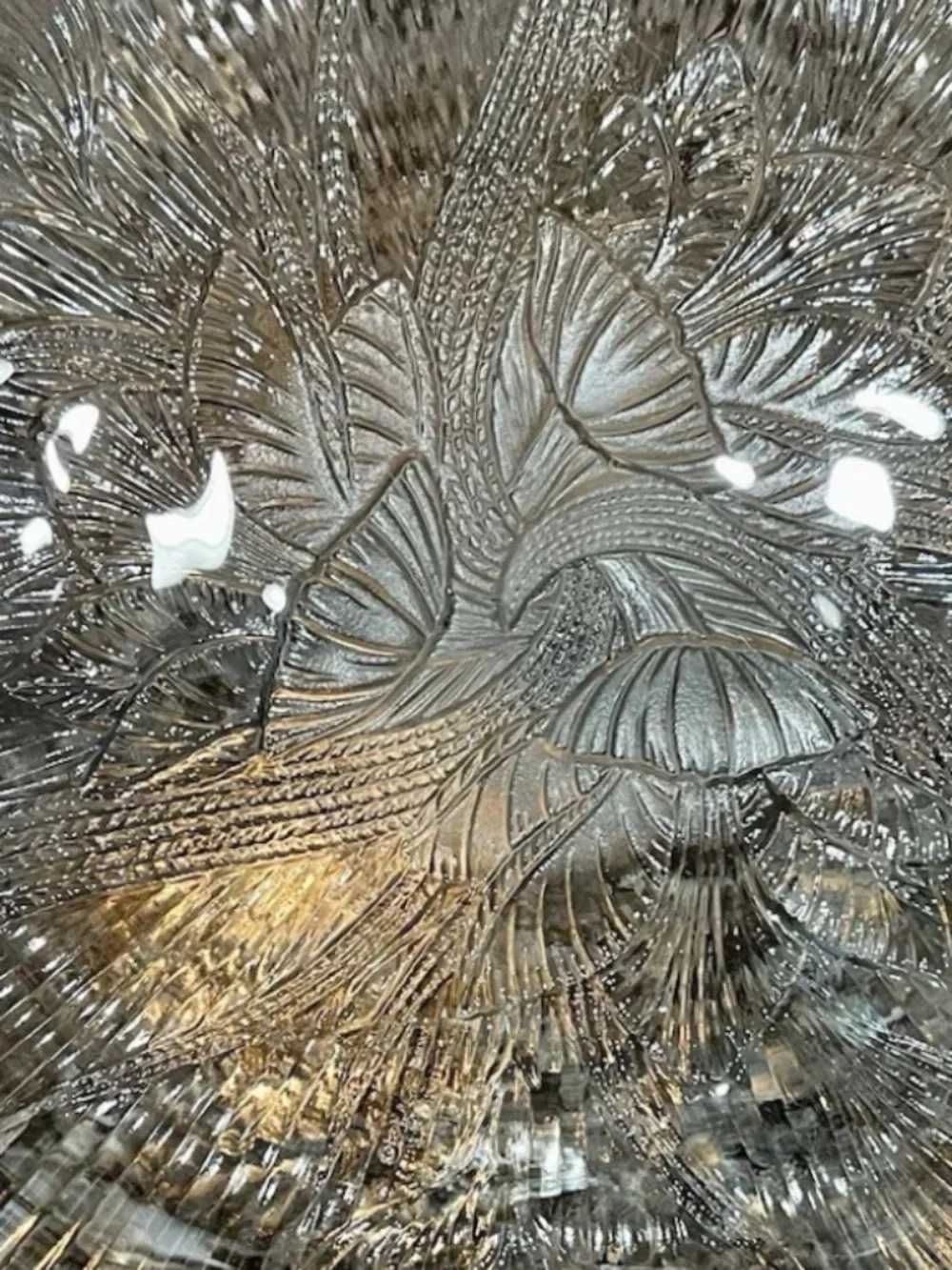 Arcoroc France Canterbury Pattern Clear 7.5” Dessert/Side Plates 90’s Set of 4